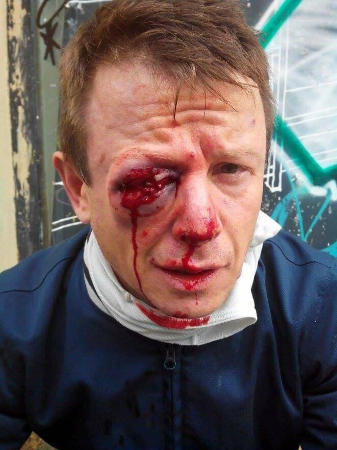 Laurent Theron jeudi dernier à Paris © DR