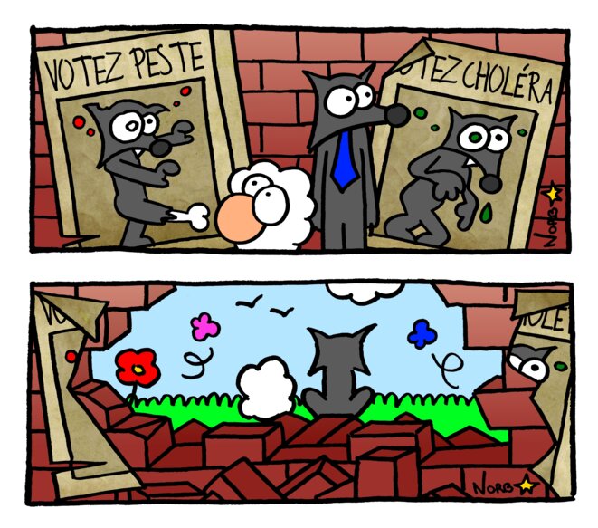 Derrière les pavés...