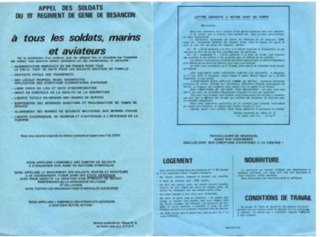 Tract de 1975, non daté, paru dans Factuel (16 février 2016) Tract de 1975, non daté, paru dans Factuel (16 février 2016)