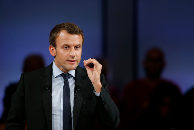 Emmanuel Macron, le 11 octobre au Mans © Reuters Emmanuel Macron, le 11 octobre au Mans © Reuters
