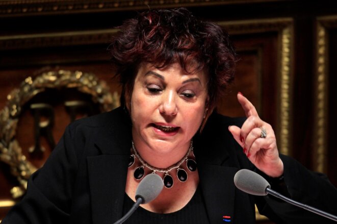 Esther Benbassa au Sénat en 2011. © Reuters