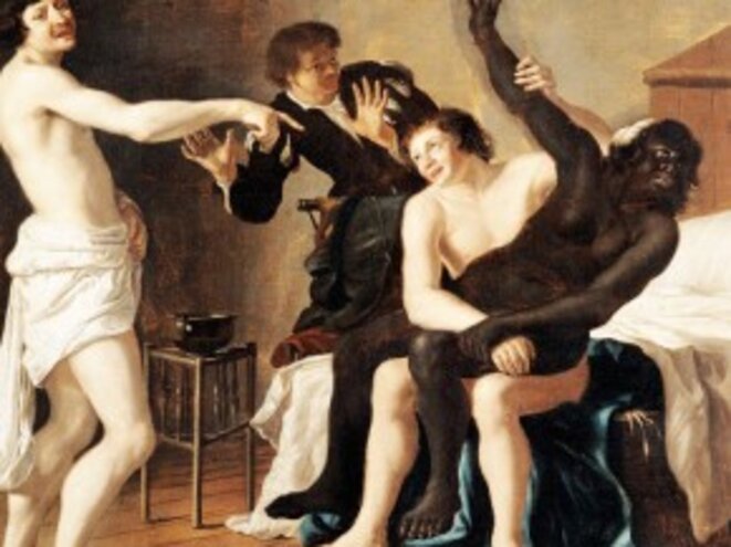 « Le rapt de la négresse » ou « le viol de la négresse » © Christiaen van Couwenbergh (1604-1667) « Le rapt de la négresse » ou « le viol de la négresse » © Christiaen van Couwenbergh (1604-1667)