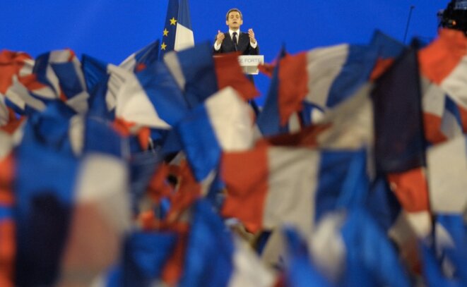 Nicolas Sarkozy en meeting en 2012 © Reuters Nicolas Sarkozy en meeting en 2012 © Reuters