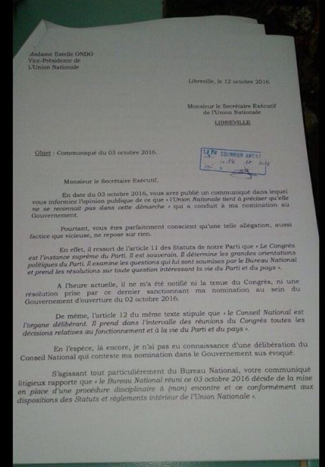 lettre-de-mme-estelle-ondo-ministre-de-l-economie-forestiere-de-la-peche-et-de-l-environnement-au-parti-un-001