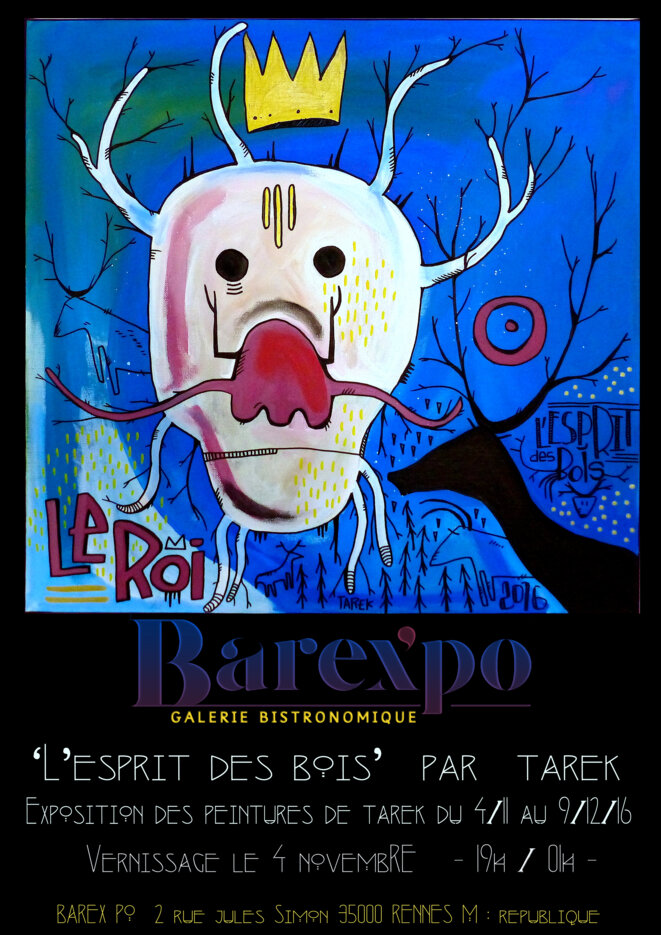 Exposition solo de Tarek au Barex'po