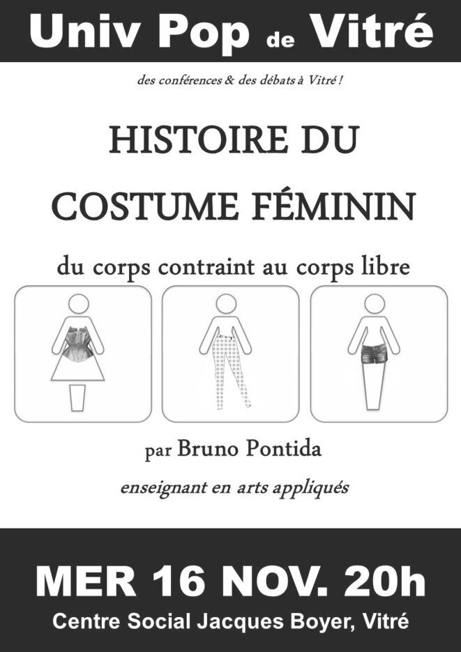 Histoire du vêtement féminin - du corps contraint au corps libéré