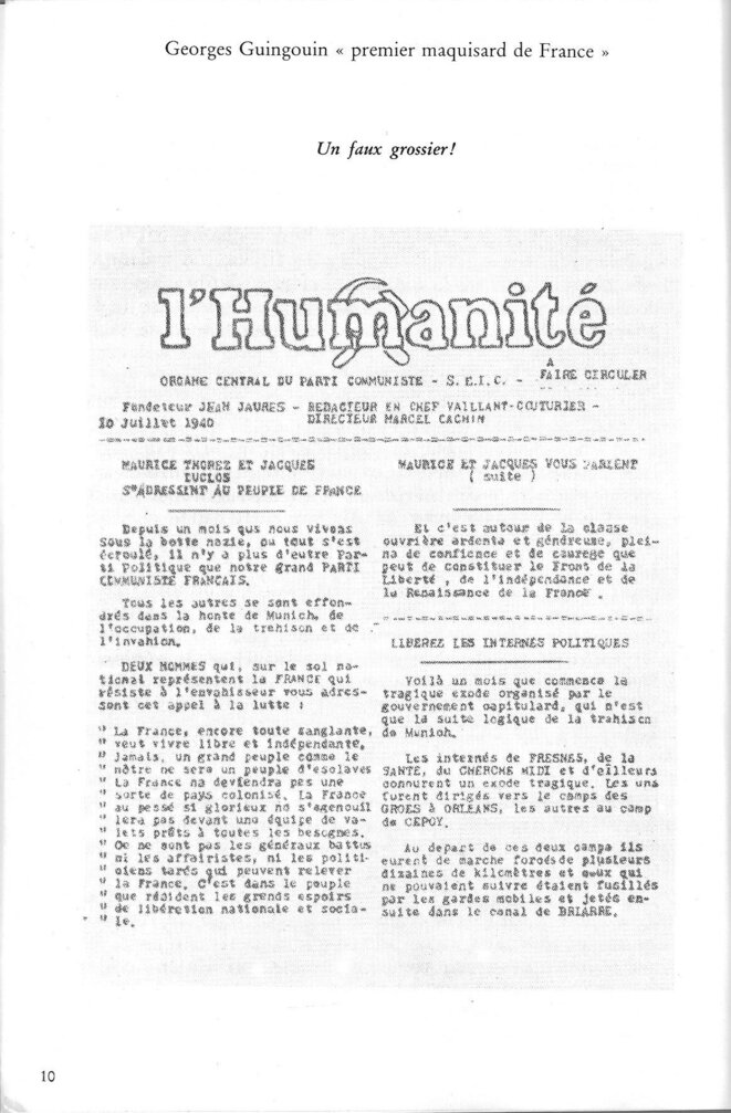 fausse-une-de-l-humanite-clandestine-10-juillet-1940