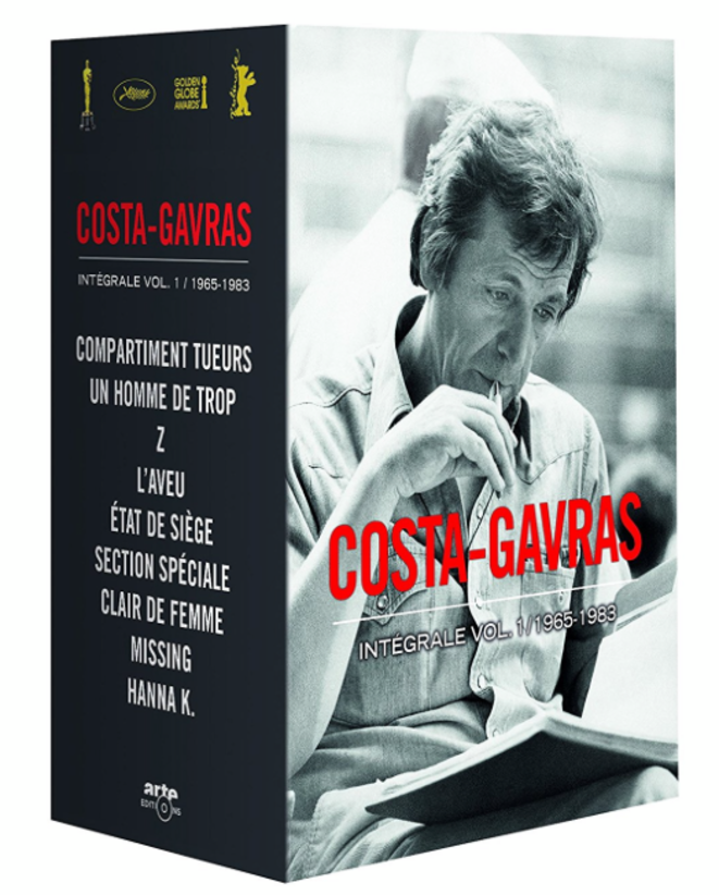 Le coffret de l'Intégrale 1965-1983 de Costa-Gavras Le coffret de l'Intégrale 1965-1983 de Costa-Gavras
