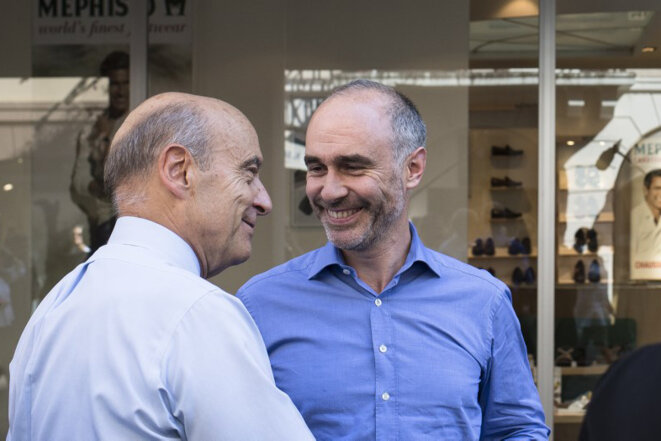 Alain Juppé et Gilles Boyer. © Édouard Élias/H&K Alain Juppé et Gilles Boyer. © Édouard Élias/H&K