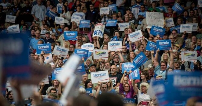 Rassemblement pour Bernie Sanders à Madison (Wisconsin) © Getty Rassemblement pour Bernie Sanders à Madison (Wisconsin) © Getty