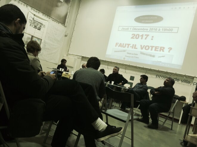 Jeudi 1er décembre, à l'Agora de Nanterre © Mathieu Magnaudeix Jeudi 1er décembre, à l'Agora de Nanterre © Mathieu Magnaudeix