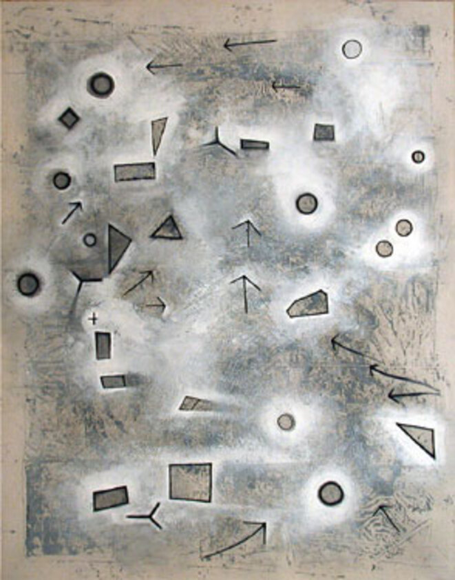 Œuvre de Pierre-Marc de Biasi. Photo © Louise Merzeau Œuvre de Pierre-Marc de Biasi. Photo © Louise Merzeau