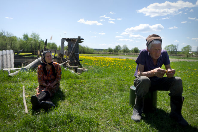 Pétro et Tania chez eux à Zvizdal © Berlin Pétro et Tania chez eux à Zvizdal © Berlin