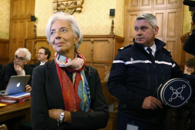 Christine Lagarde à la CJR © Reuters