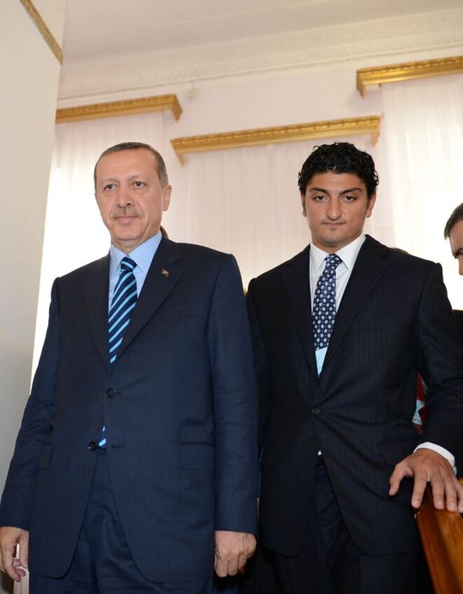 Arif Efendi et le président turc Recep Tayyip Erdogan © EIC Arif Efendi et le président turc Recep Tayyip Erdogan © EIC