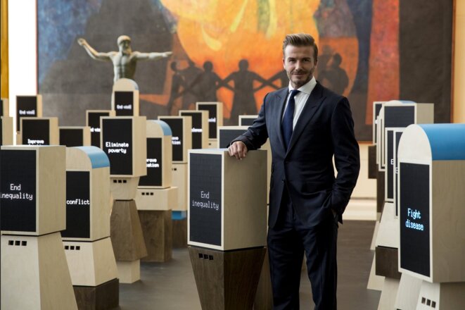 David Beckham, un homme de valeurs © Reuters David Beckham, un homme de valeurs © Reuters