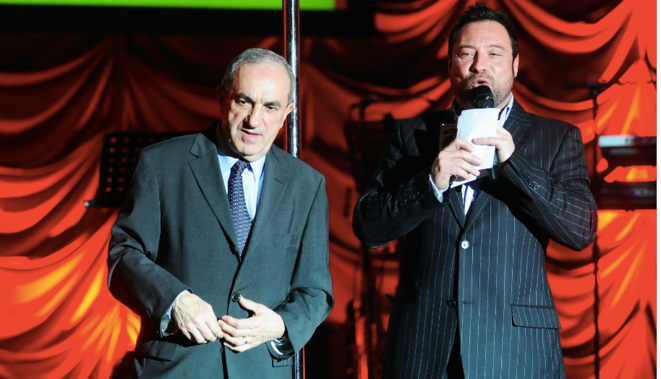 Jean Gachassin, intervenant officiel de l’agence Midi Olympique Voyages, en mars 2013 à Dublin en marge du match Irlande-France. © MOV