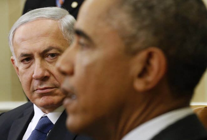1er octobre 2014 à Washington. Rencontre Netanyahou-Obama. © Reuters 1er octobre 2014 à Washington. Rencontre Netanyahou-Obama. © Reuters