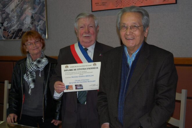 Suzanne Le Manceau (CLGIA), André Delcourt et Jacques Vergès Suzanne Le Manceau (CLGIA), André Delcourt et Jacques Vergès