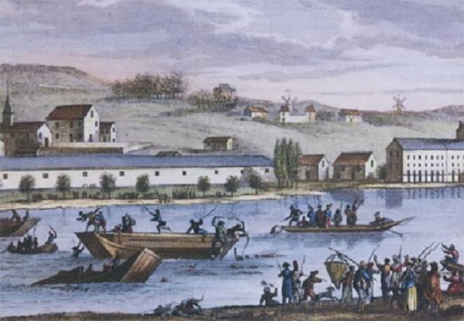 noyades-de-nantes-par-le-conventionnel-carrier-en-1793-gravure-de-duplessis-berteaux