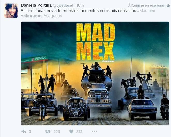 Mème "Mad Mex", inspiré des films Mad Max © @ojosdelsol Mème "Mad Mex", inspiré des films Mad Max © @ojosdelsol
