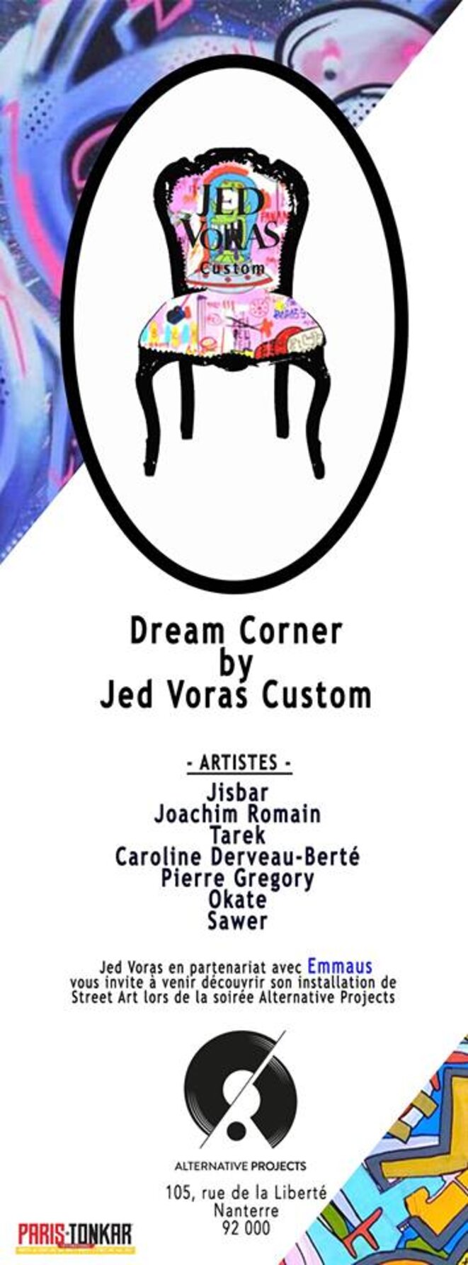 Jed Voras Custom X Emmaüs Avenir