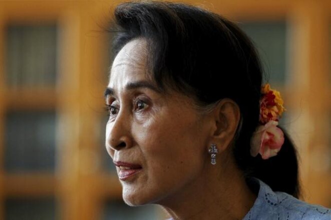 Aung San Suu Kyi, le 3 avril 2015. © Reuters Aung San Suu Kyi, le 3 avril 2015. © Reuters