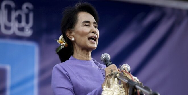 Aung San Su Kyi en mai 2015. © Reuters Aung San Su Kyi en mai 2015. © Reuters