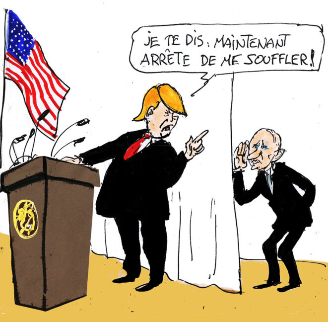 Première conférence de presse de Donald Trump