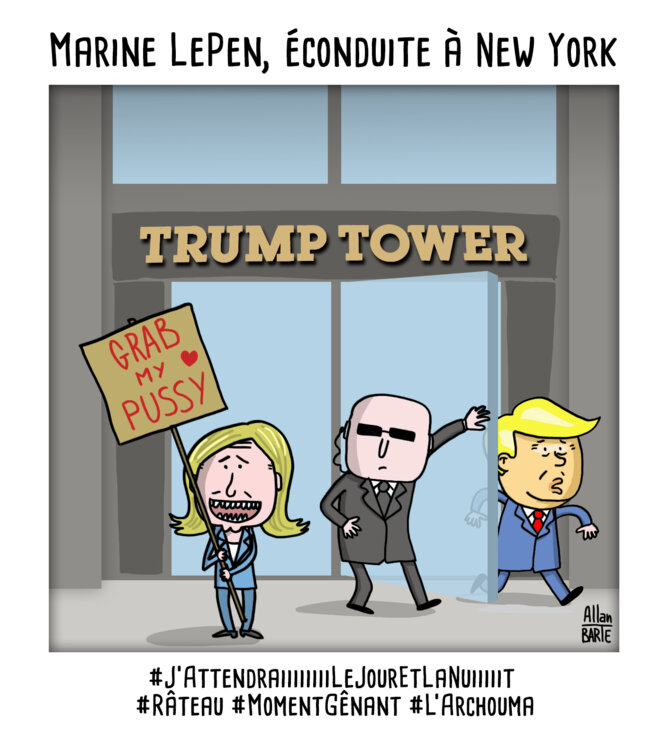 Marine LePen à New York