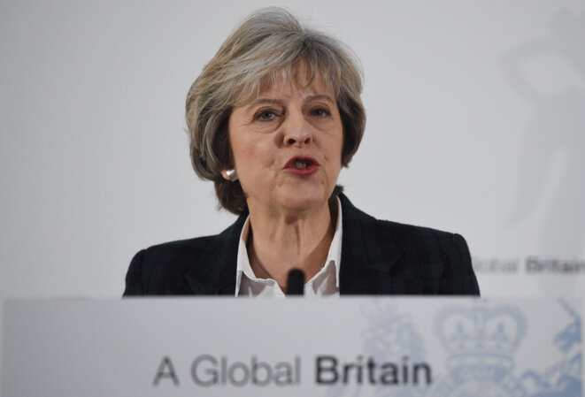 Theresa May le 17 janvier 2017 à Londres © Facuno Arrizabalaga / Reuters. Theresa May le 17 janvier 2017 à Londres © Facuno Arrizabalaga / Reuters.