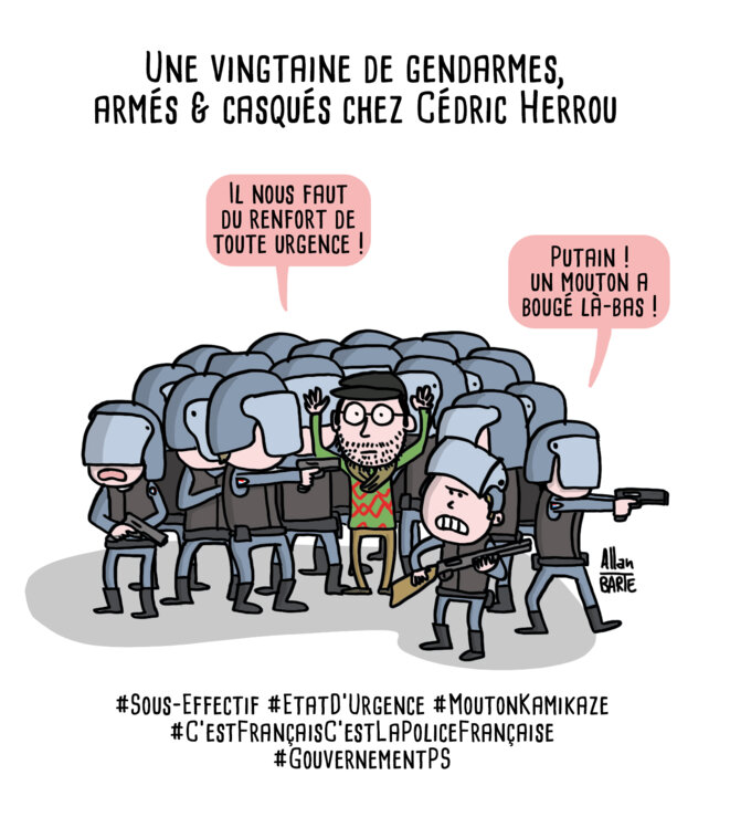 Perquisition chez Cedric Herrou