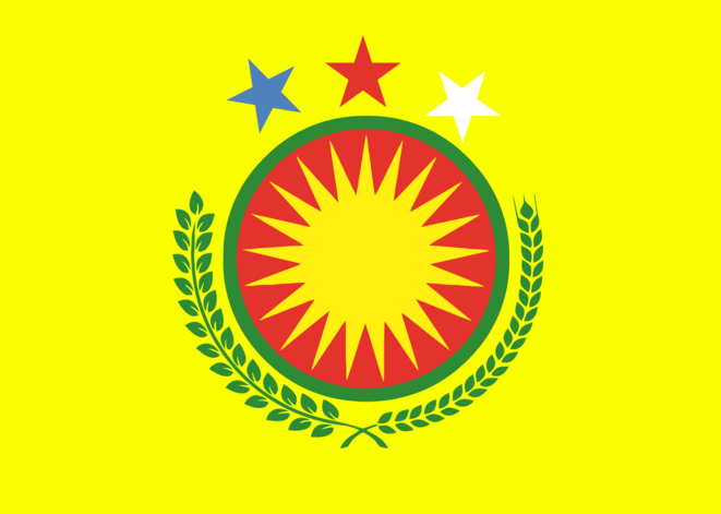 drapeau du Rojava drapeau du Rojava