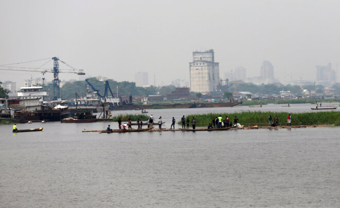 Le fleuve Congo à Kinshasa, en décembre 2016 © Reuters