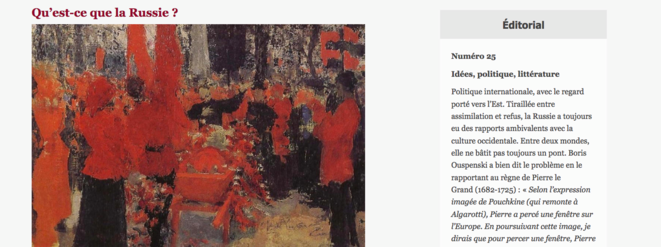 Sommaire du numéro 25