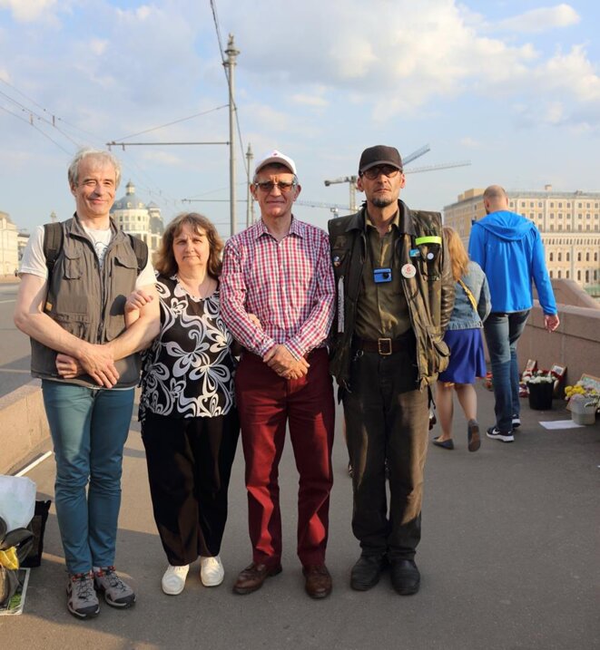 Sur le pont Nemtsov © bl
