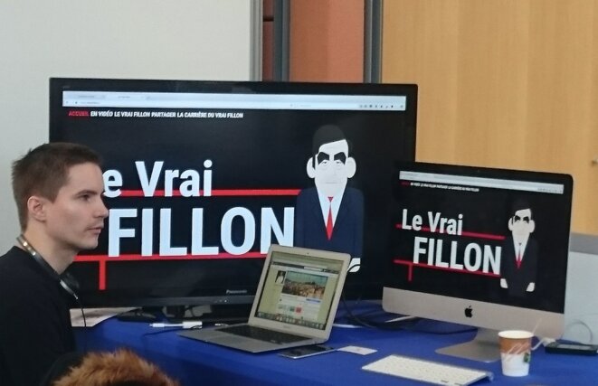 À Lyon, aux assises présidentielles de Marine Le Pen, ce samedi 4 février © Mediapart À Lyon, aux assises présidentielles de Marine Le Pen, ce samedi 4 février © Mediapart
