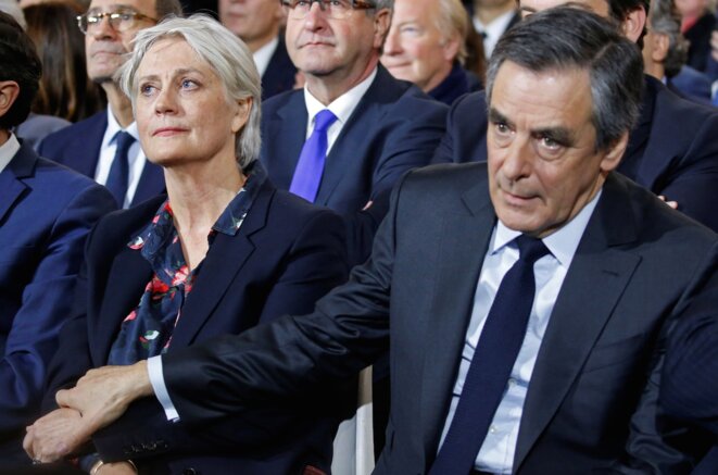 Le couple Fillon au meeting de la Villette © Reuters