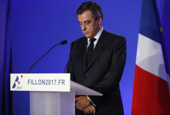 François Fillon lors de sa conférence de presse © Reuters François Fillon lors de sa conférence de presse © Reuters