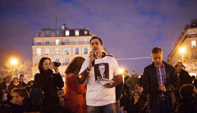 François Ruffin, place de la République © Julien Chatelin François Ruffin, place de la République © Julien Chatelin