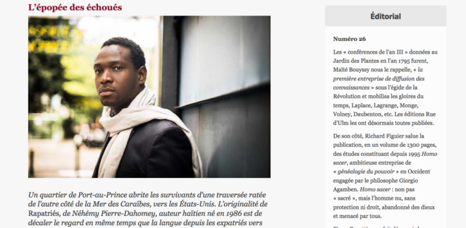 Sommaire du numéro 26