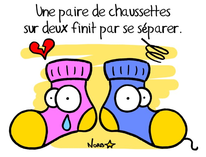 Lendemain de Saint Valentin dans le tiroir à chaussettes © Norb Lendemain de Saint Valentin dans le tiroir à chaussettes © Norb