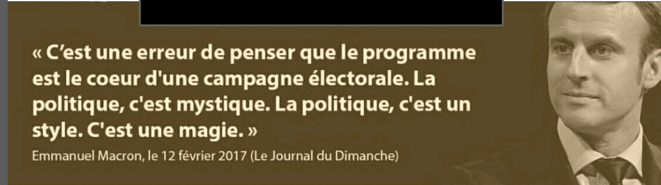 Emmanuel Macron : le mystique en politique
