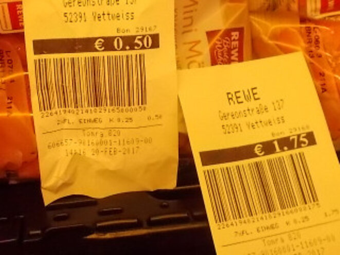 Tickets de consignes © Didier Marlier Tickets de consignes © Didier Marlier