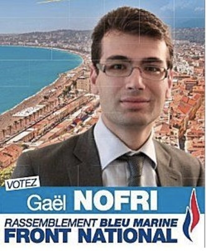 L'affiche de campagne de Gaël Nofri L'affiche de campagne de Gaël Nofri