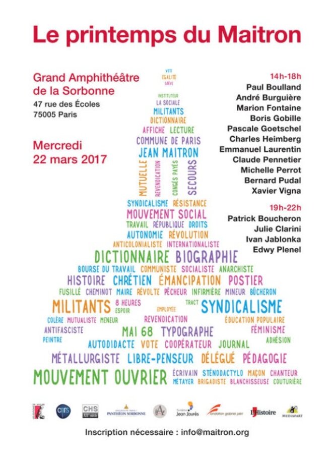 Le Printemps du Maitron Le Printemps du Maitron