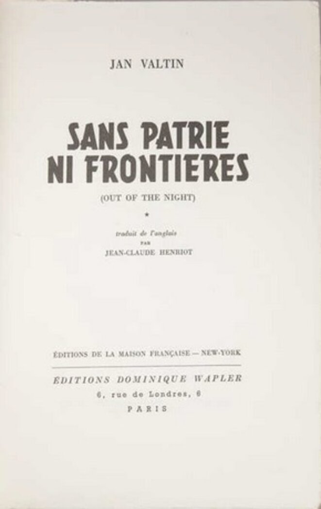 L'une des premières éditions en français L'une des premières éditions en français