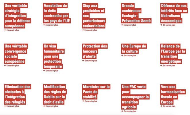 Capture d'écran du site de campagne de Benoît Hamon. Capture d'écran du site de campagne de Benoît Hamon.