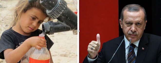 La Turquie d'Erdogan coupe l'eau aux Kurdes et aux Syriens.