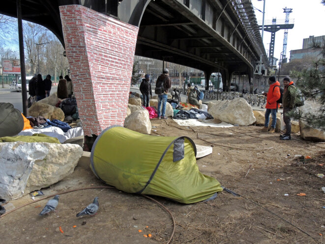 Le pont fragile - 25 février 2017 © Gilles Walusinski Le pont fragile - 25 février 2017 © Gilles Walusinski